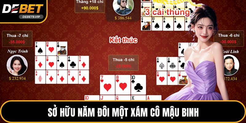 Sở hữu năm đôi một xám cô mậu binh